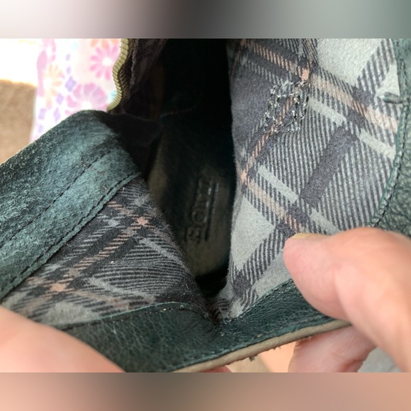 BORN riven western embroidered grey booties size 8.5 (40) - Picture 11 of 12